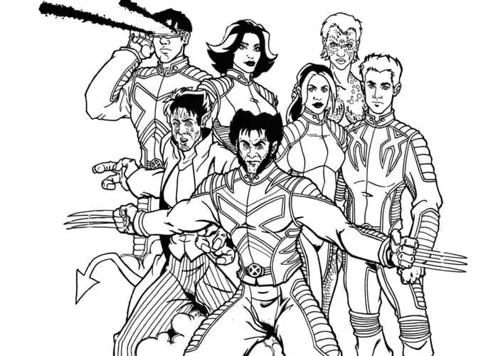 Wolverine Para Colorear 98