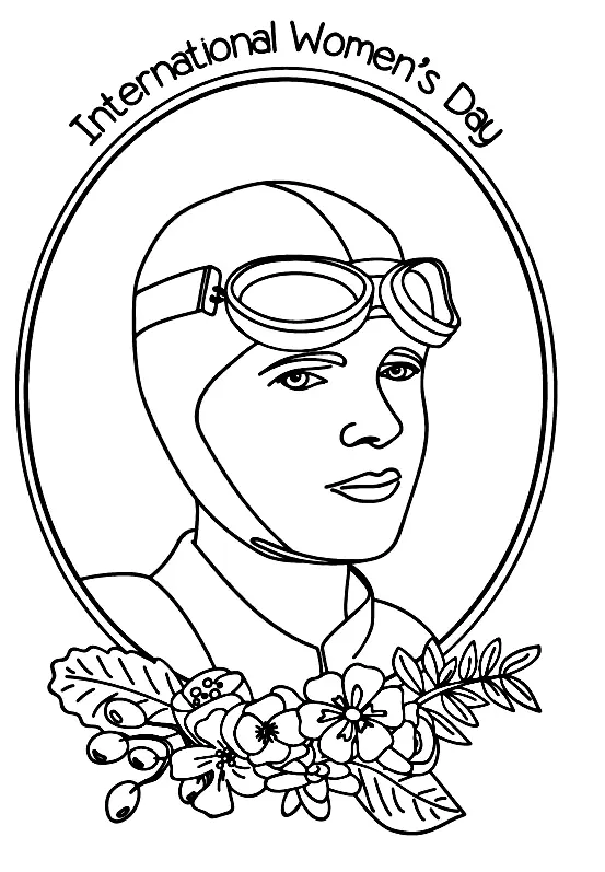 Womens day Coloring Pages 102