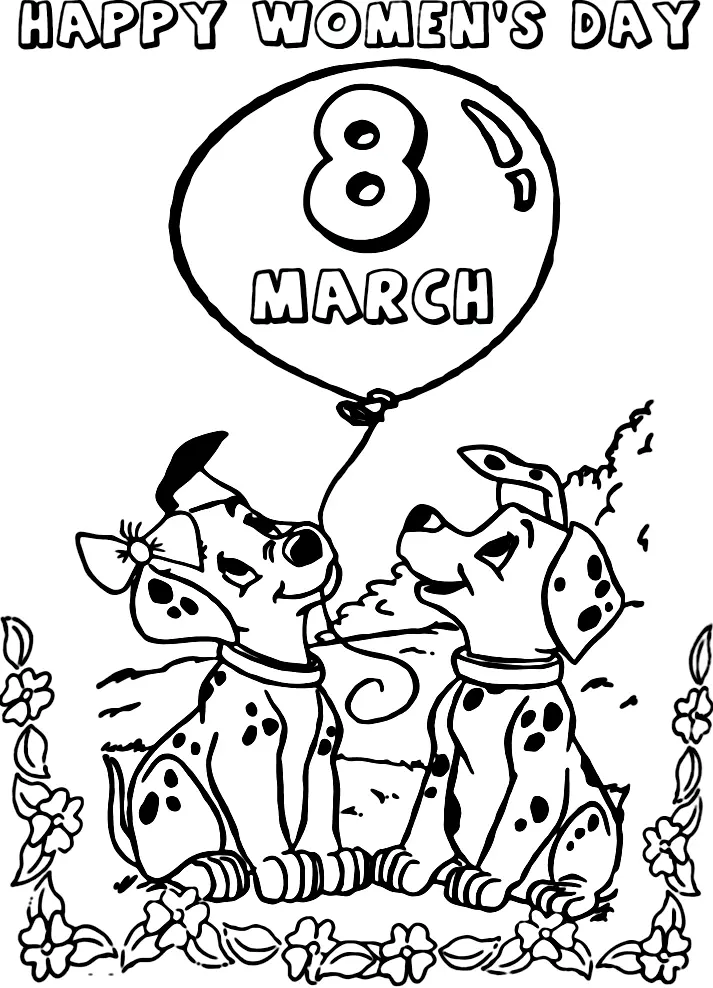 Frauentag Ausmalbilder 136