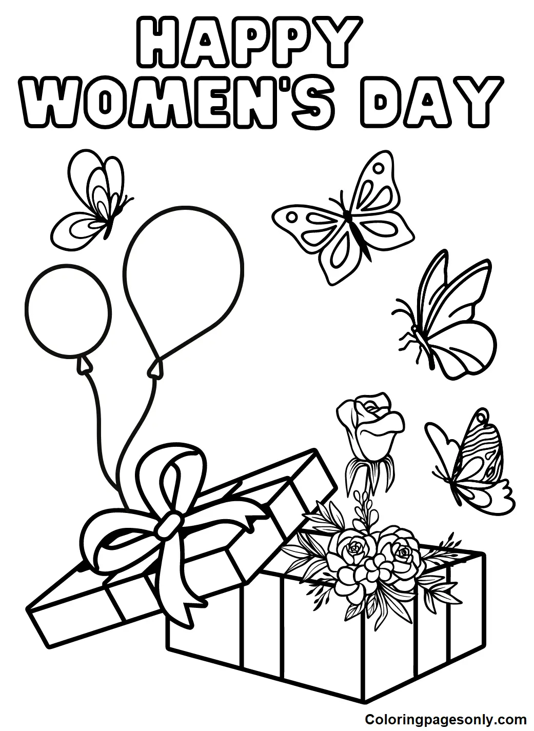 Womens day Coloring Pages 146