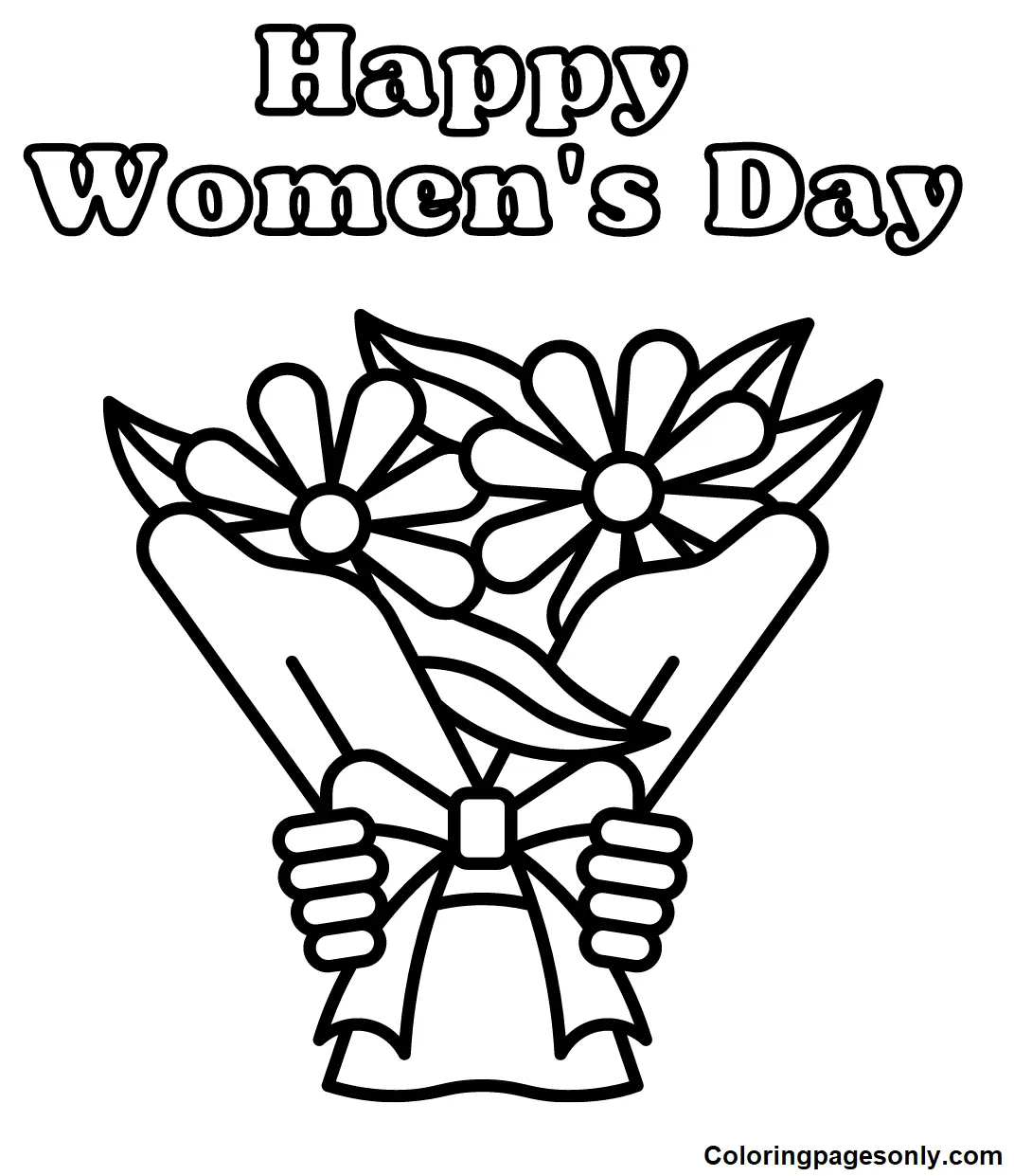 Dia De La Mujer Para Colorear 148