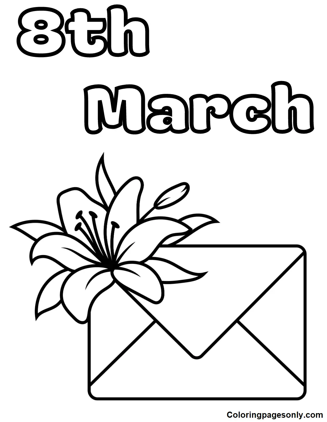 Frauentag Ausmalbilder 63