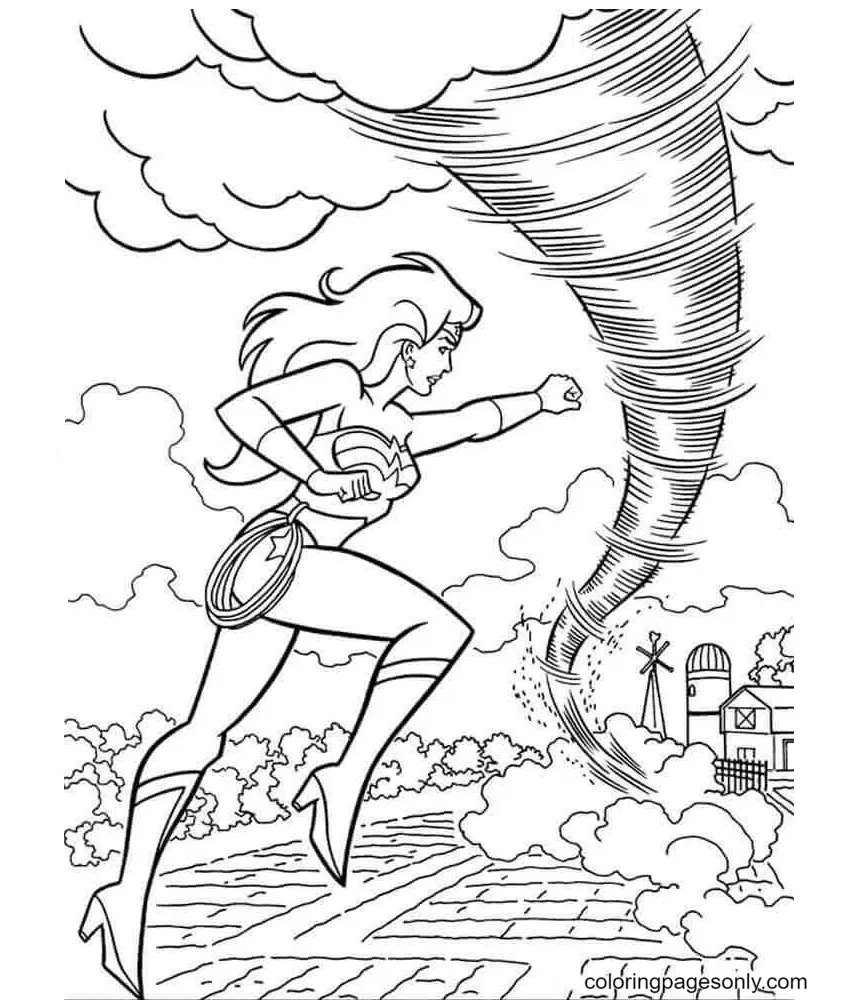 Wonder Woman Coloring Pages 100
