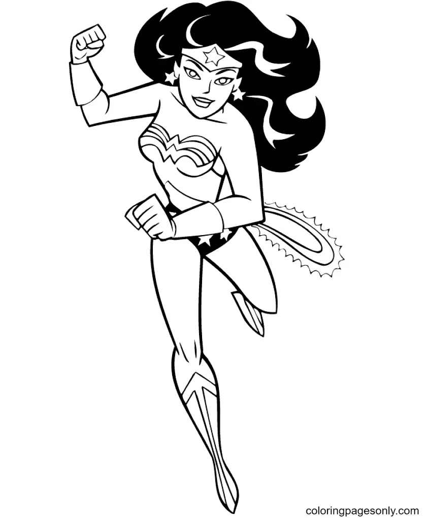Wonder Woman Coloring Pages 101