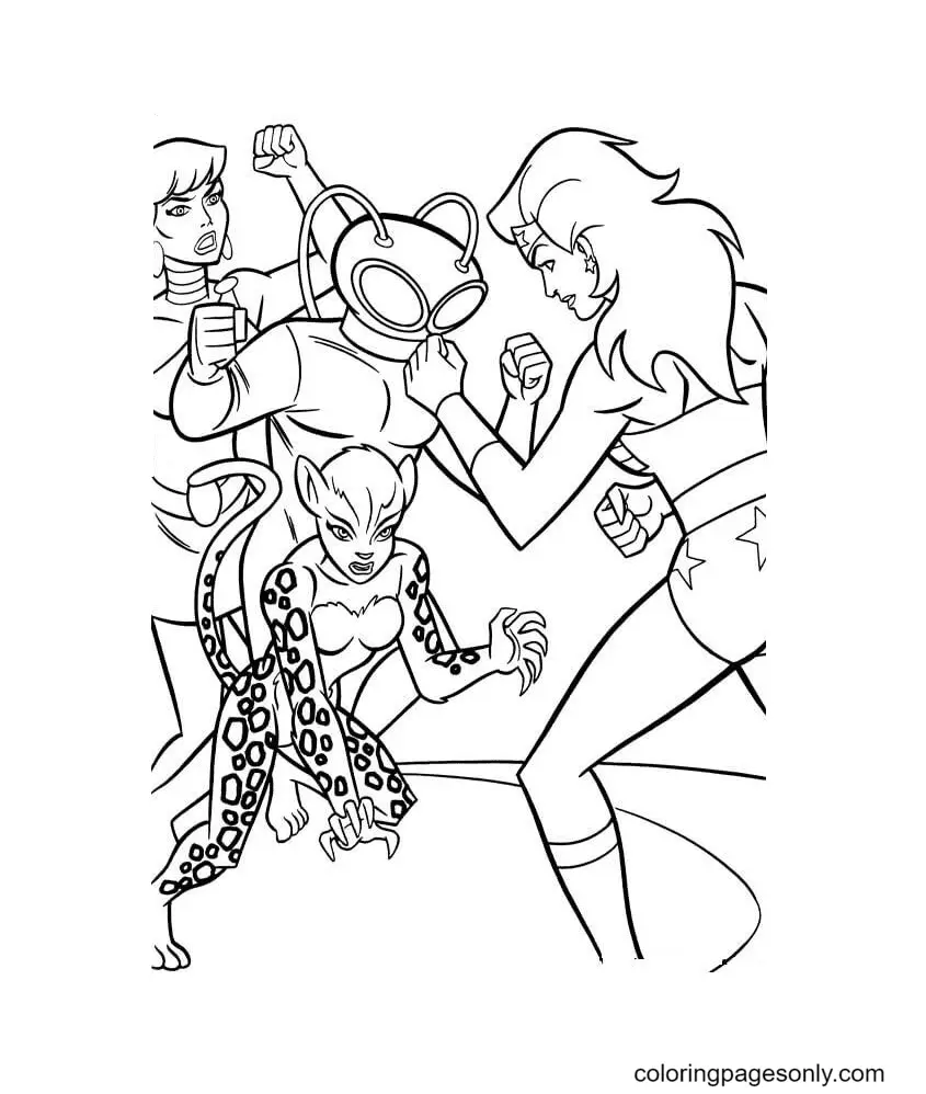 Wonder Woman Coloring Pages 105