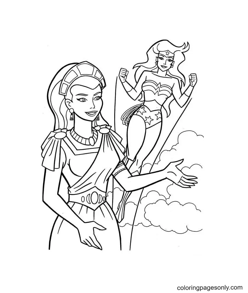 Wonder Woman Coloring Pages 115
