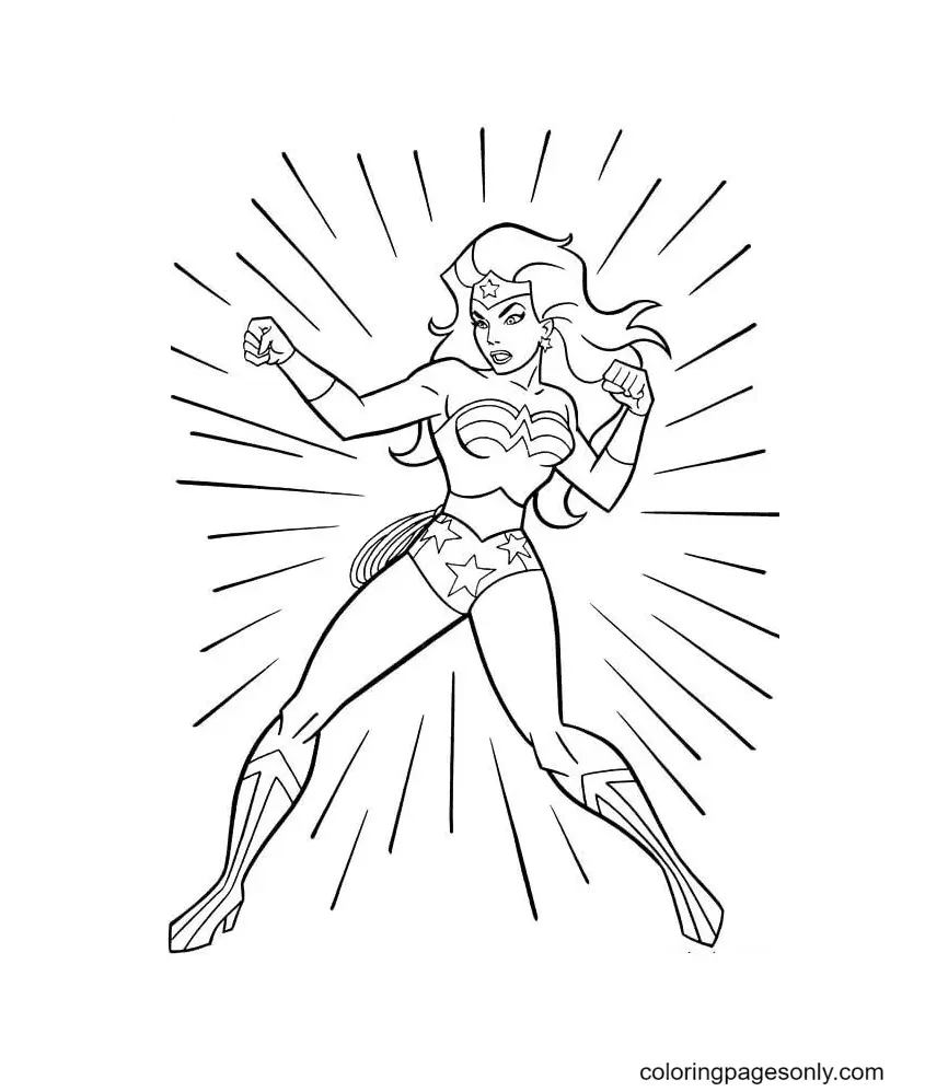 Wonder Woman Coloring Pages 51