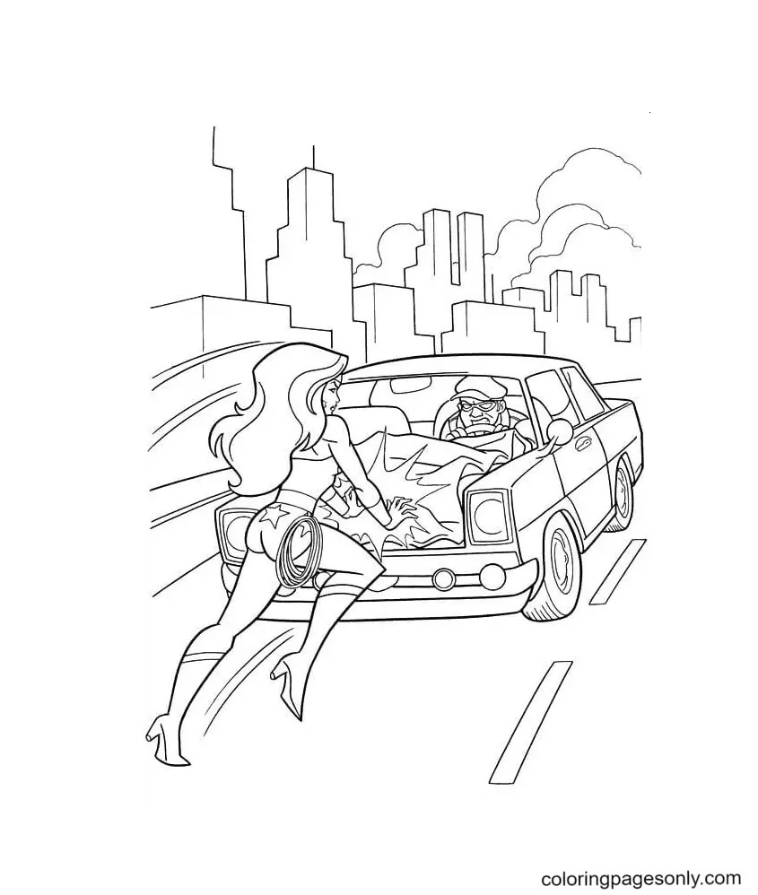 Wonder Woman Coloring Pages 60