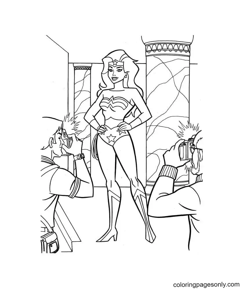 Wonder Woman Coloring Pages 67