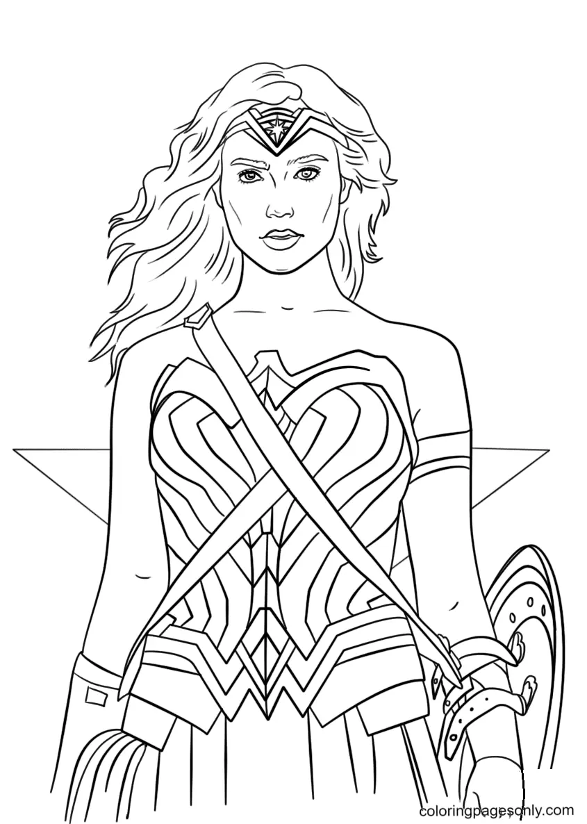 Wonder Woman Coloring Pages 74