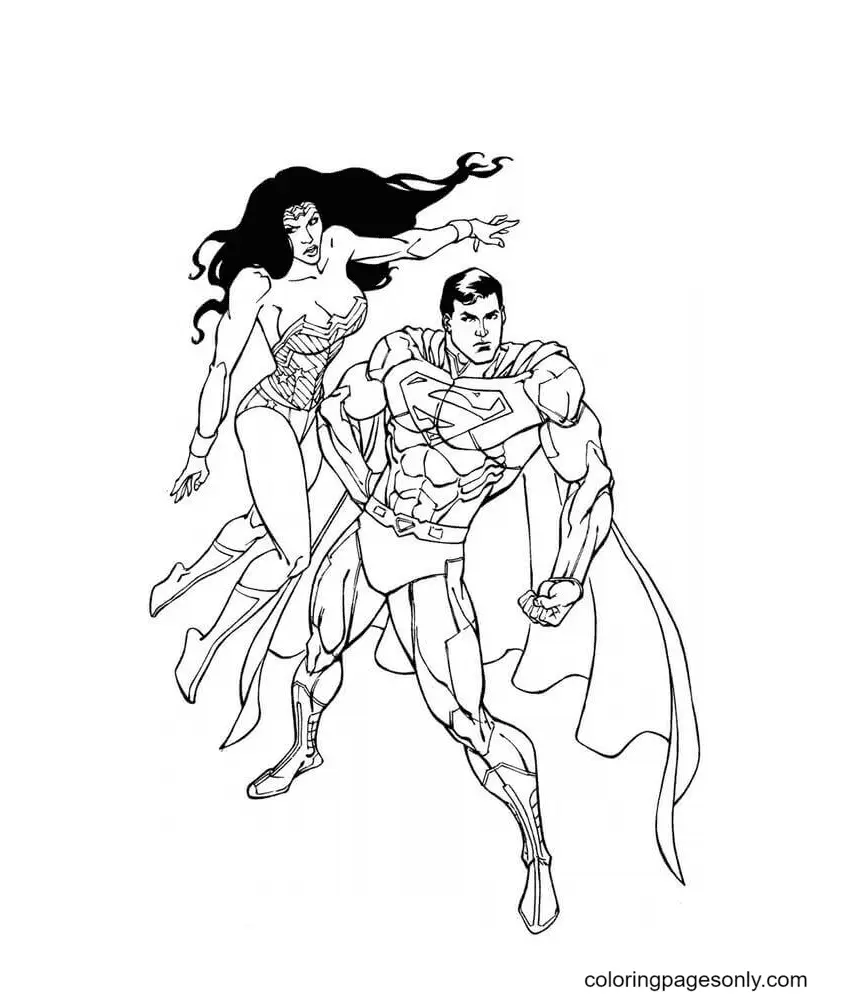 Wonder Woman Coloring Pages 82