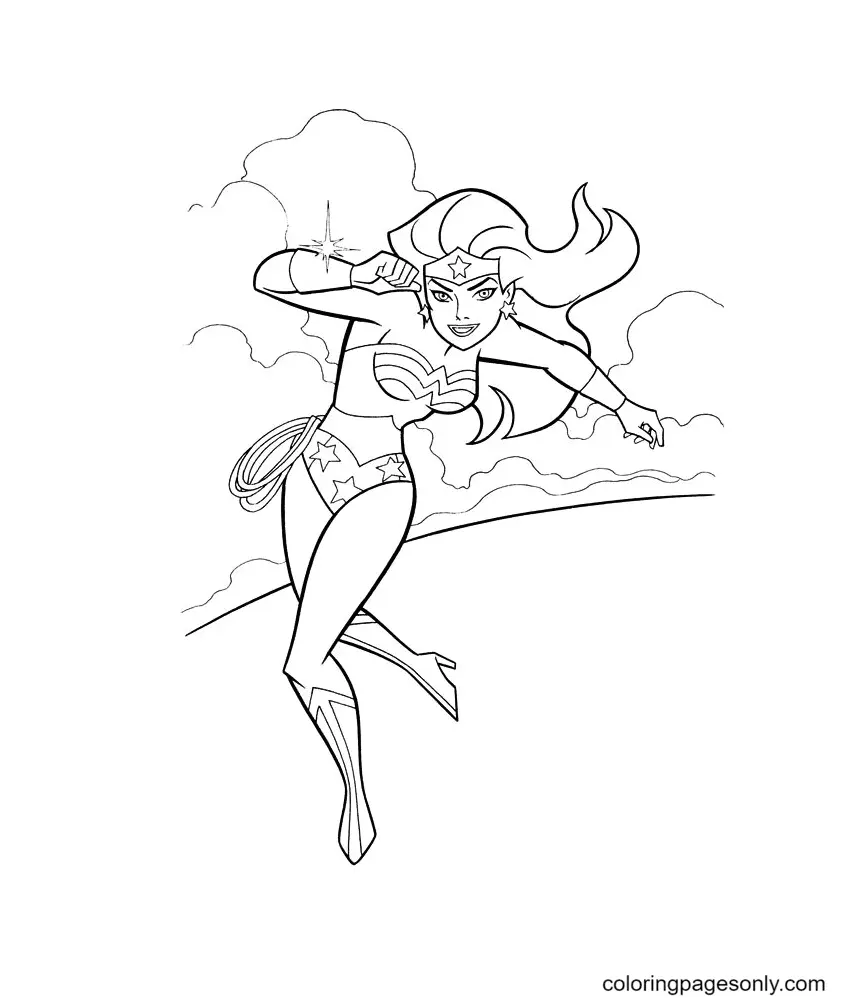 Wonder Woman Coloring Pages 99