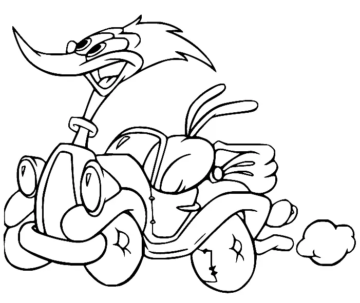 Woody Woodpecker Coloring Pages 108