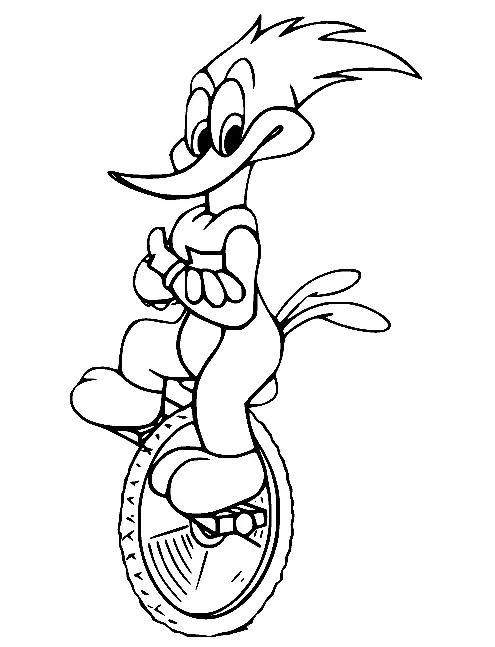 Woody Woodpecker Coloring Pages 110