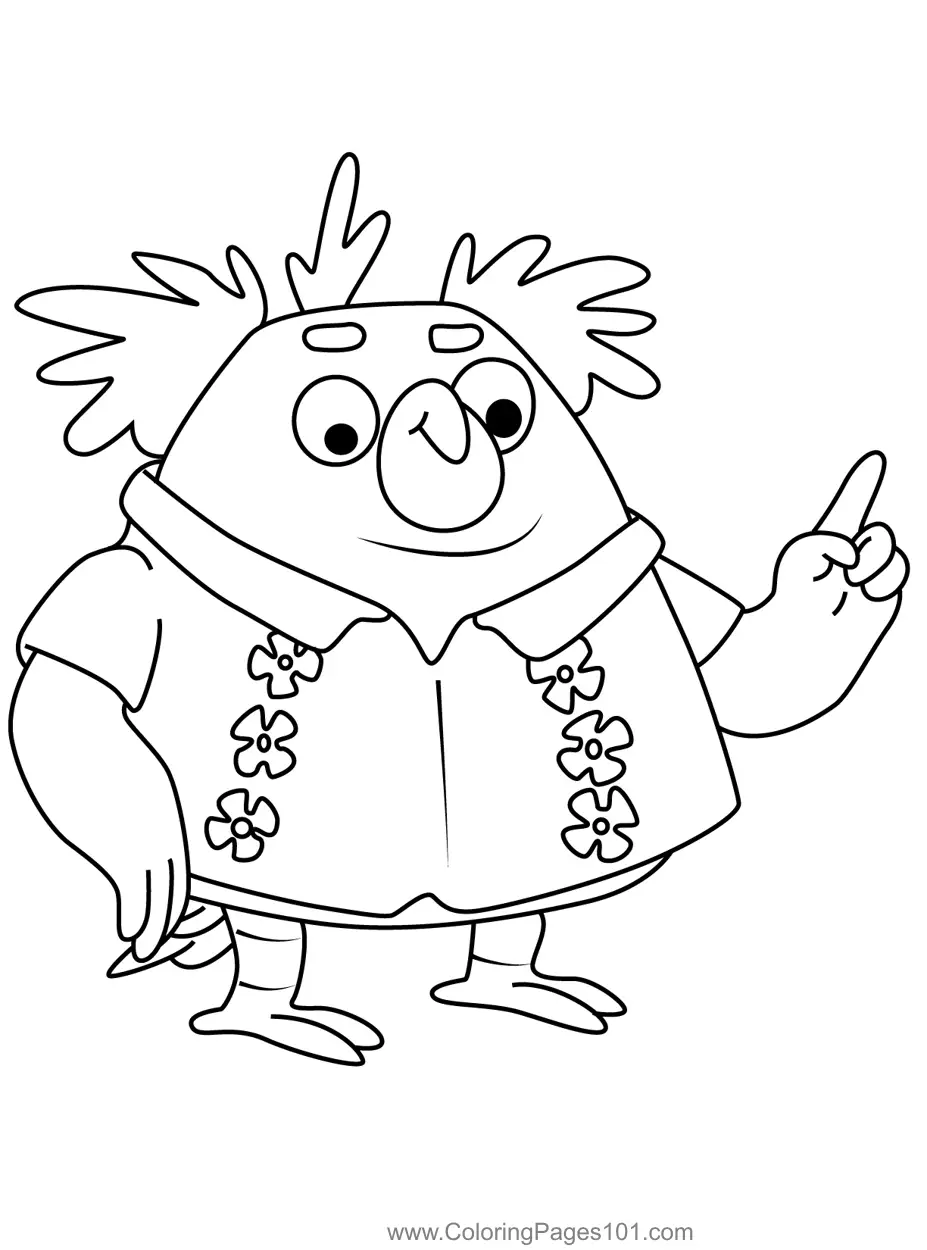 Wombats en Accion para Colorear