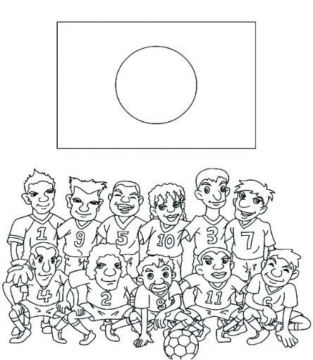 Desenhos de Das Bandeiras Da Copa Do Mundo 2018 Para Colorir 124