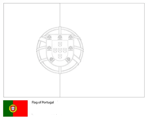 Desenhos de Das Bandeiras Da Copa Do Mundo 2018 Para Colorir 70