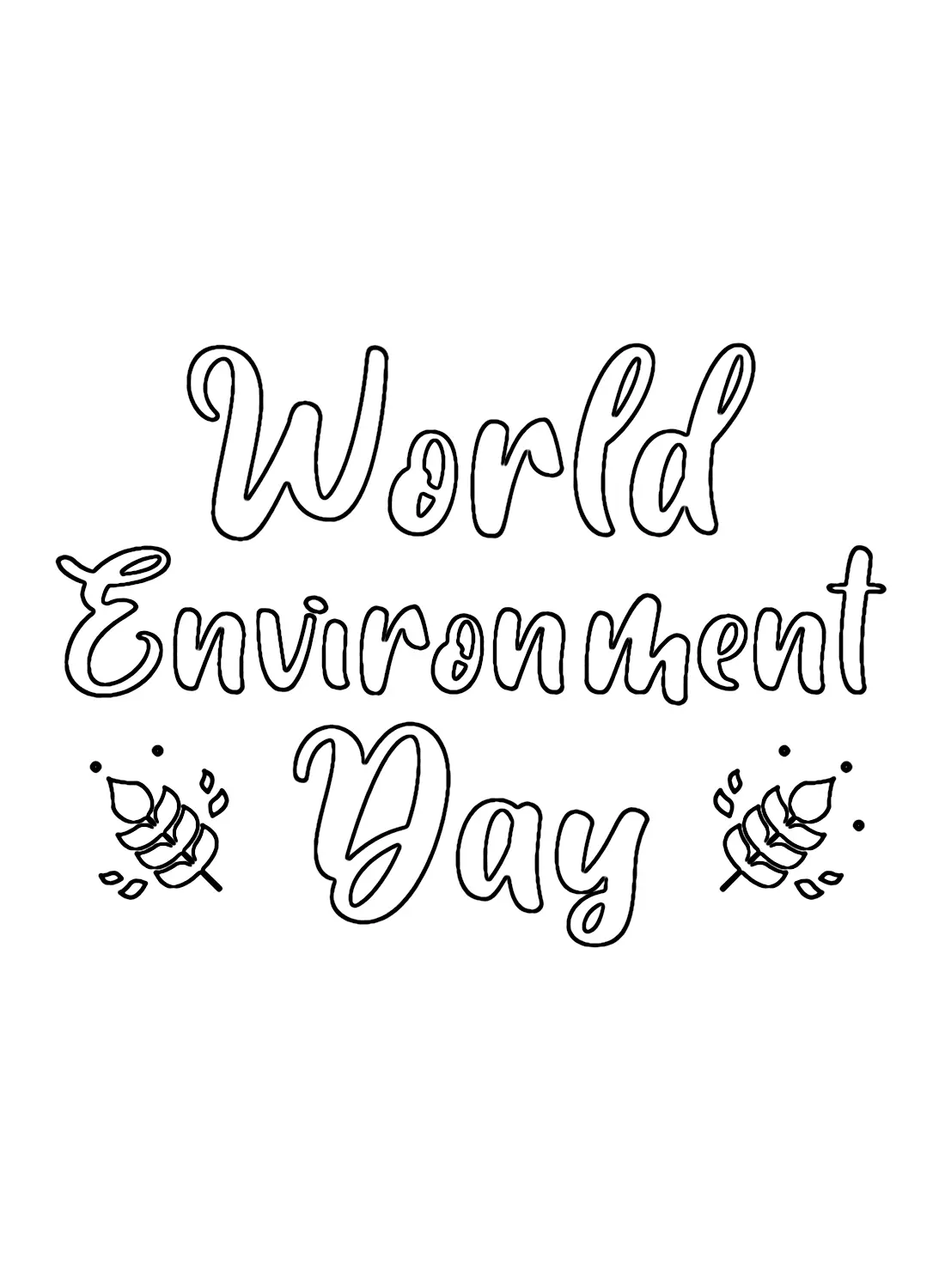 Dia Mundial Del Medio Ambiente Para Colorear 15