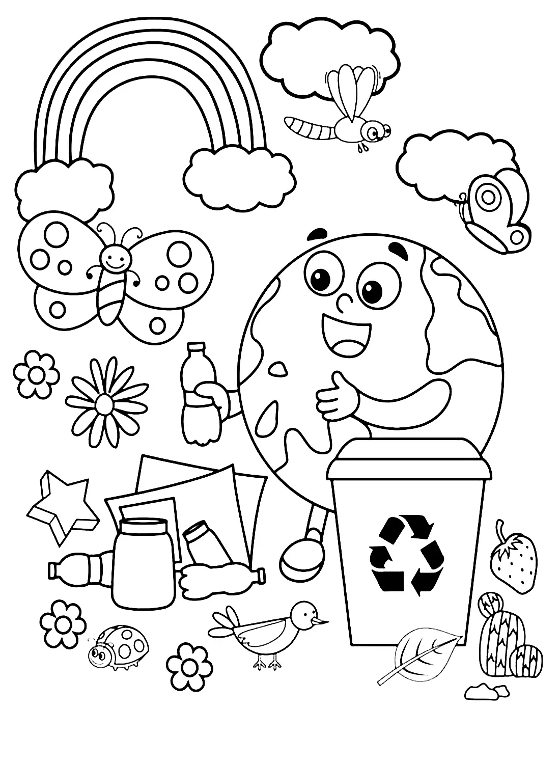 Dia Mundial Del Medio Ambiente Para Colorear 25