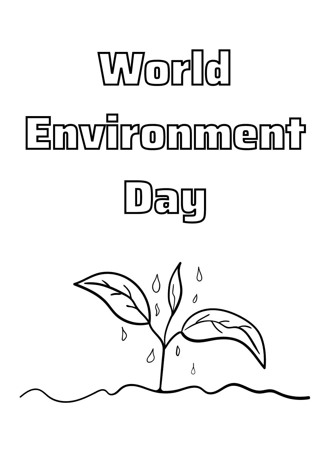 Dia Mundial Del Medio Ambiente Para Colorear 35
