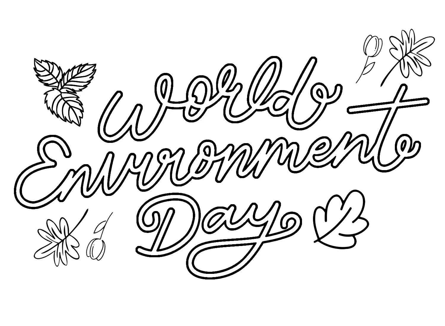 Dia Mundial Del Medio Ambiente Para Colorear 36