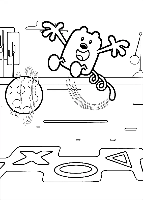 Wow Wow Wubbzy Para Colorear 69