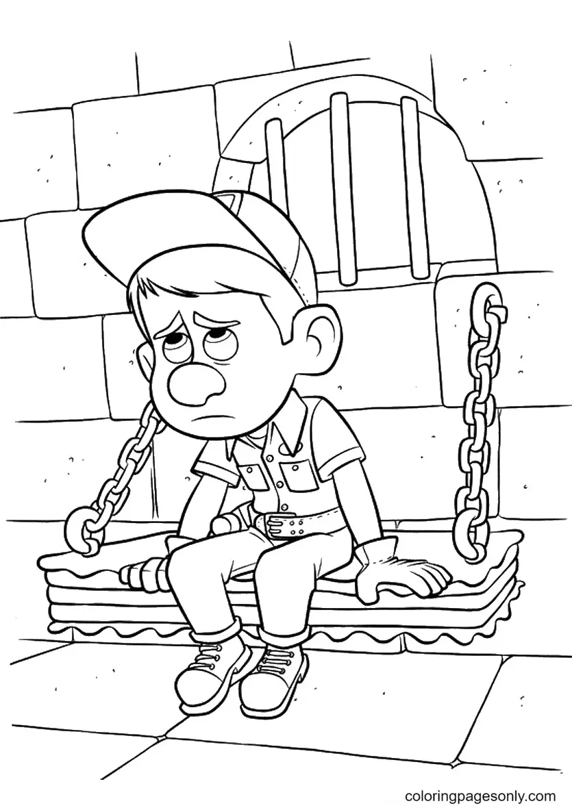 Desenhos de Detona Ralph Para Colorir 12