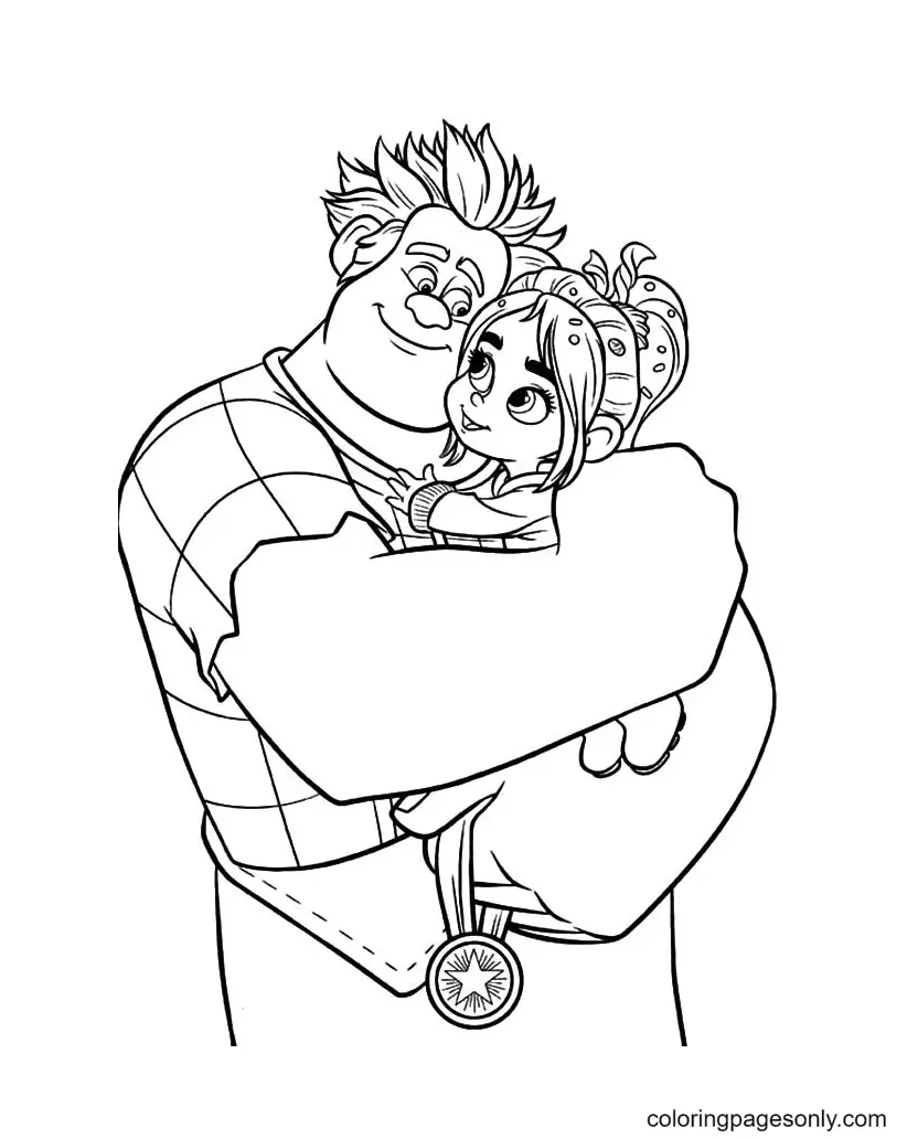 Desenhos de Detona Ralph Para Colorir 14