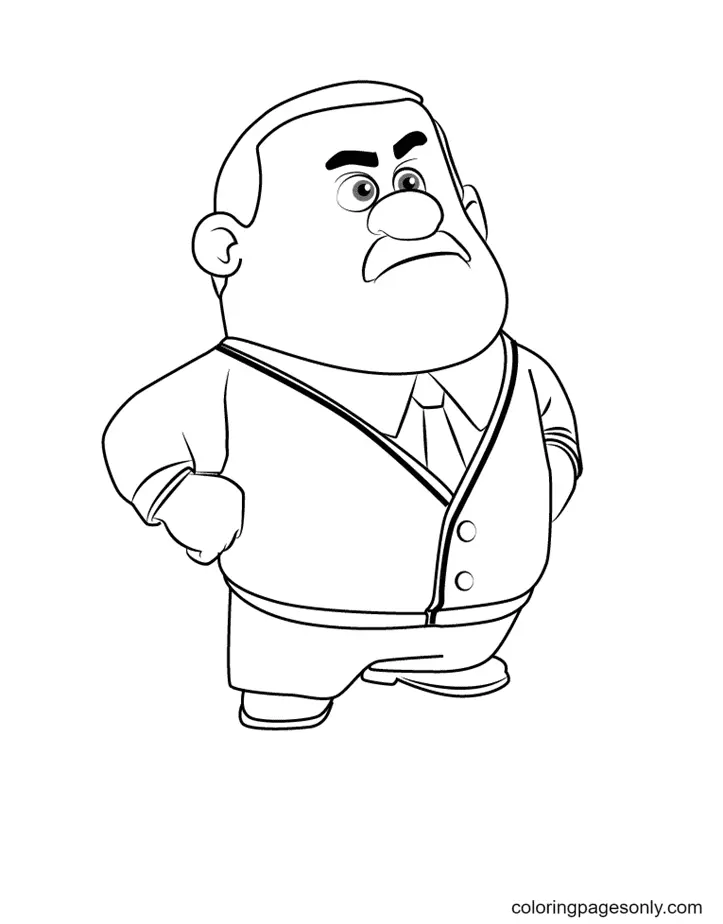 Desenhos de Detona Ralph Para Colorir 15