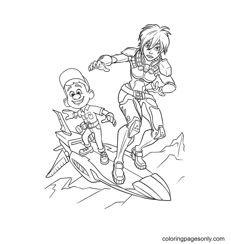 Desenhos de Detona Ralph Para Colorir 27
