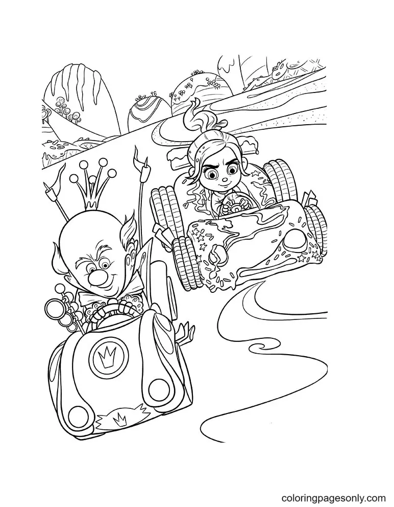 Desenhos de Detona Ralph Para Colorir 31