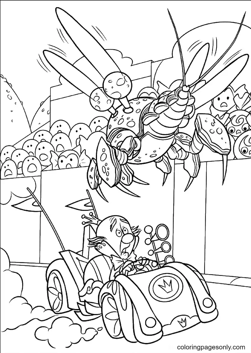Desenhos de Detona Ralph Para Colorir 36