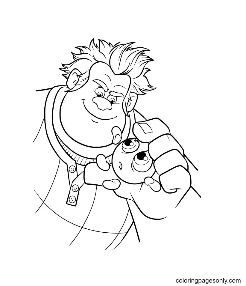 Desenhos de Detona Ralph Para Colorir 38