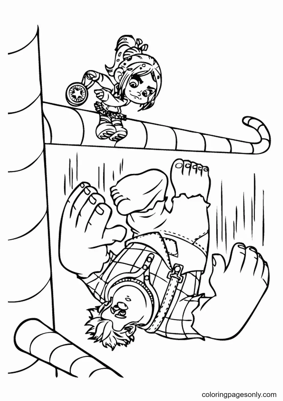 Desenhos de Detona Ralph Para Colorir 54