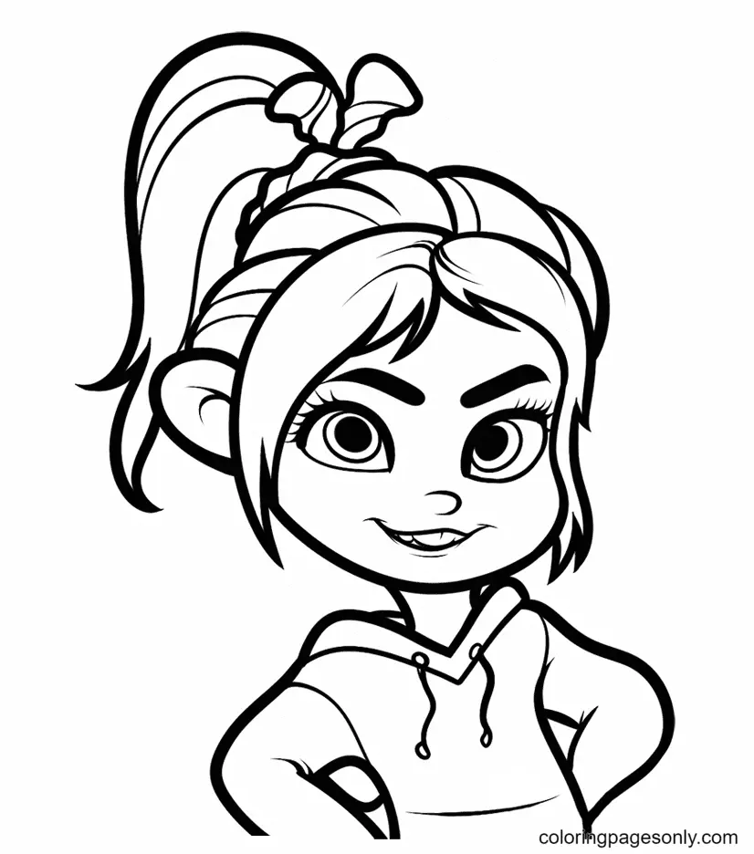 Rompe Ralph Para Colorear 8