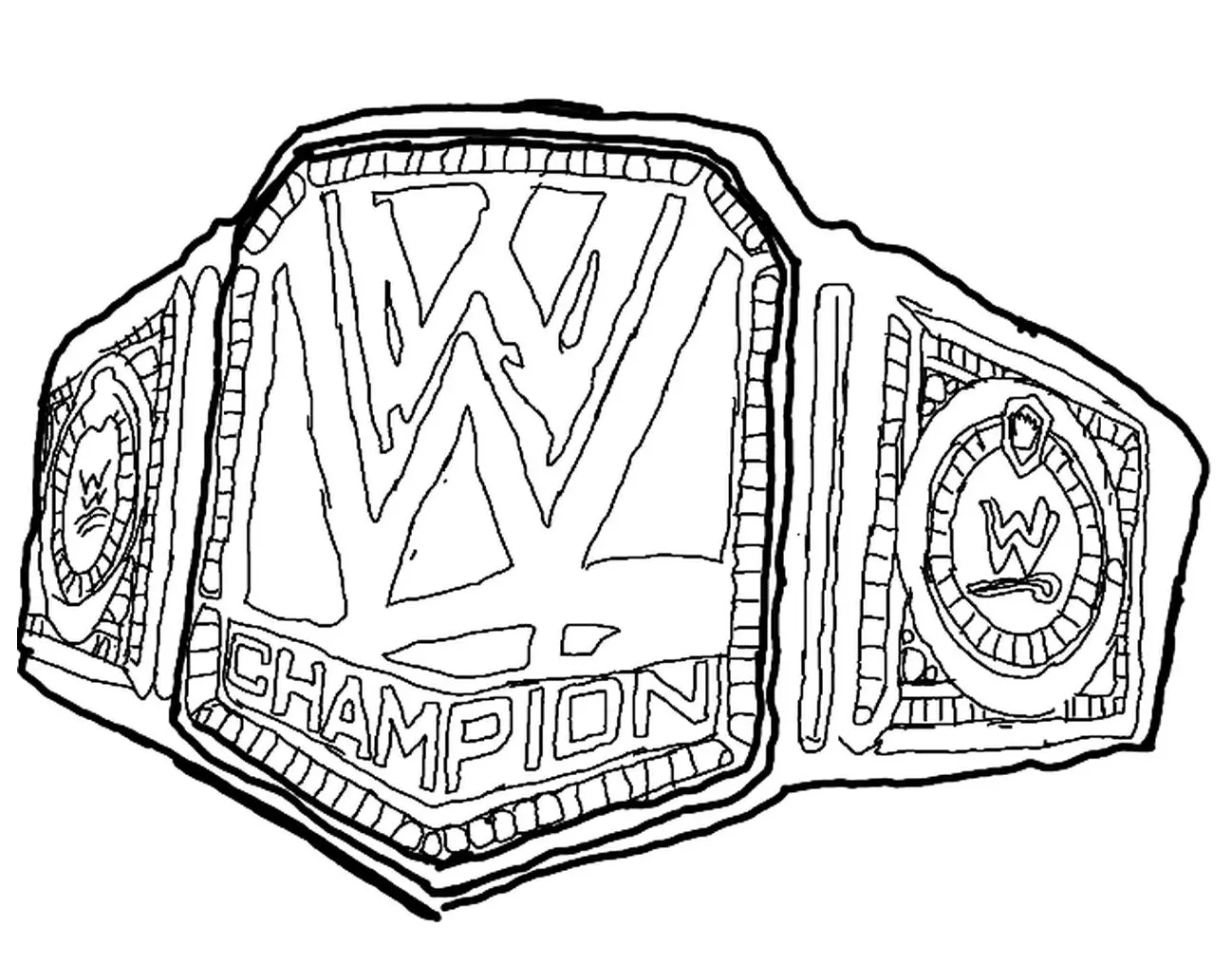 WWE Ausmalbilder 11