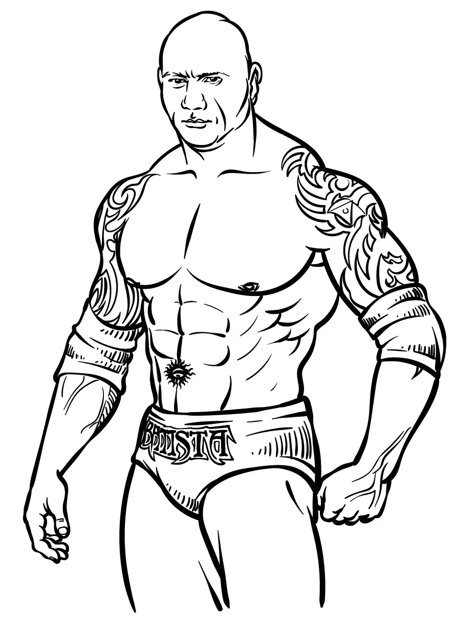 WWE Ausmalbilder 22
