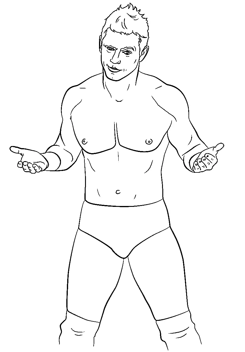 WWE Ausmalbilder 43