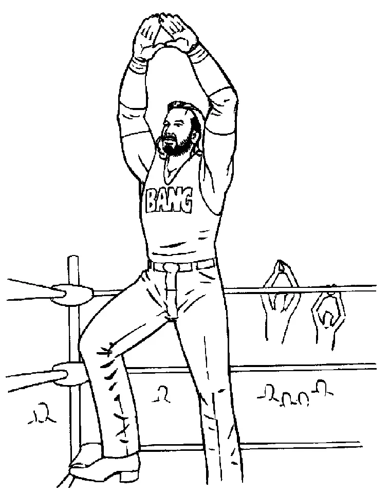 WWE Ausmalbilder 48