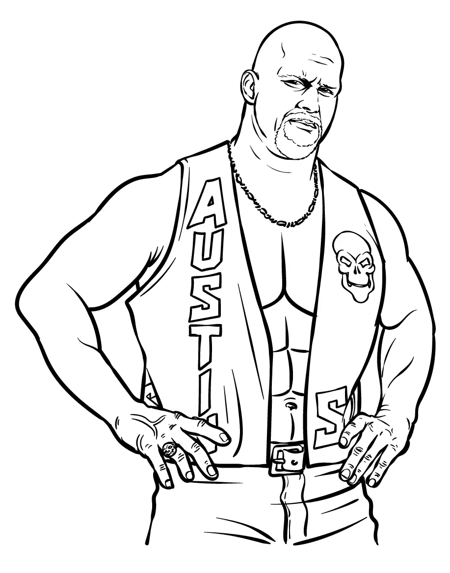 WWE Ausmalbilder 6