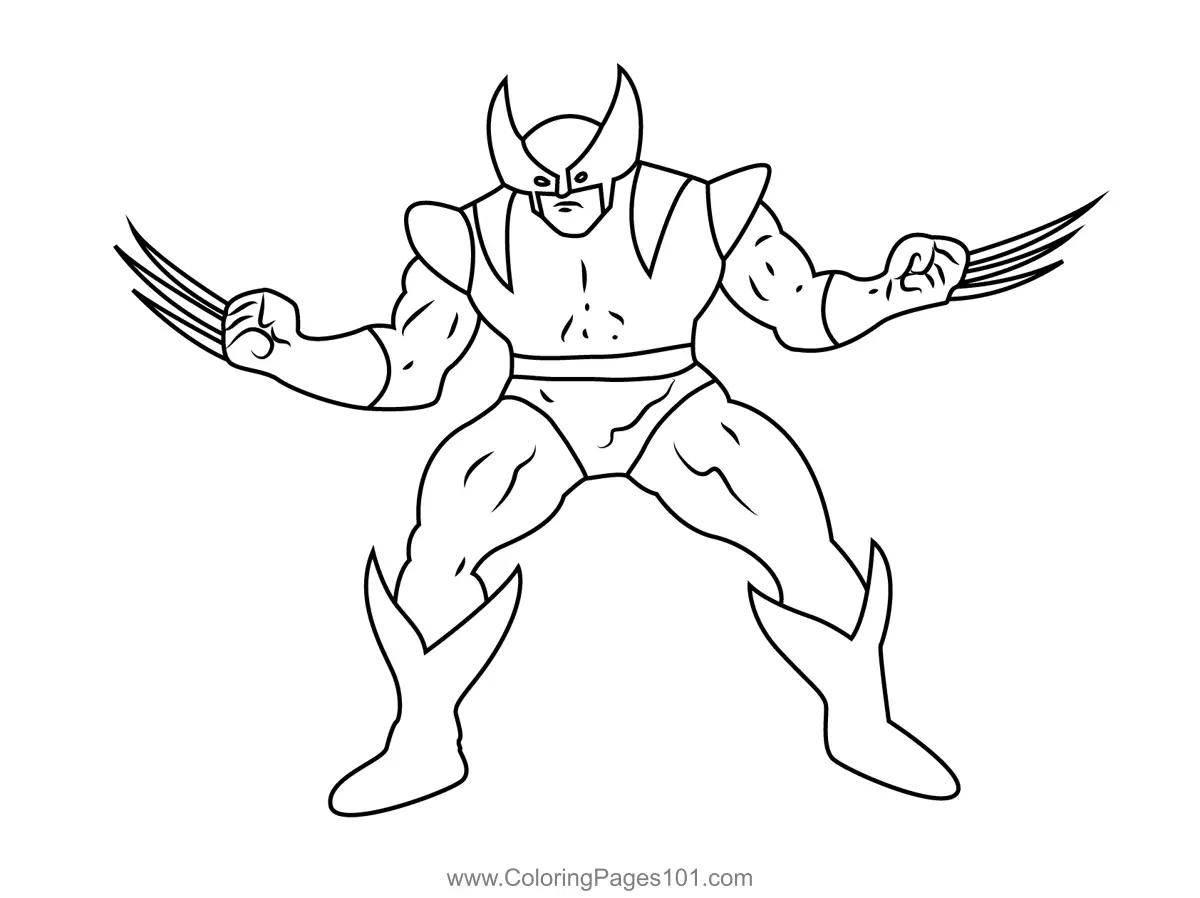 X-Men para Colorear 3