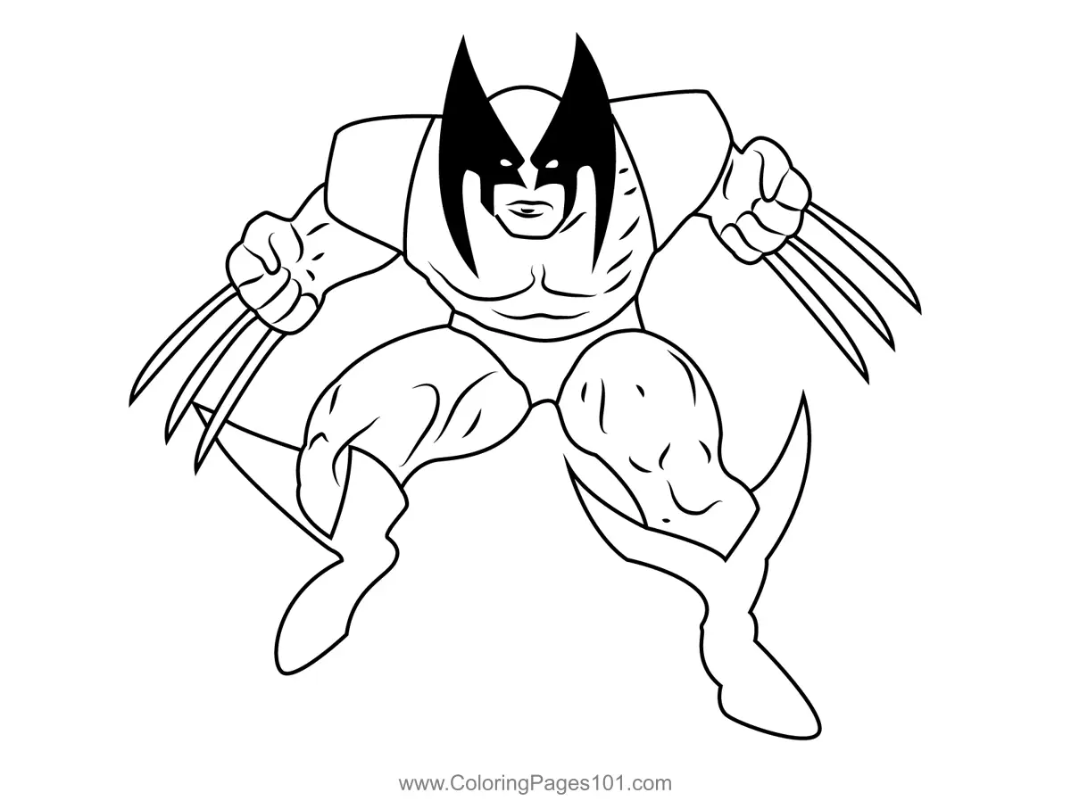 X-Men para Colorear 5