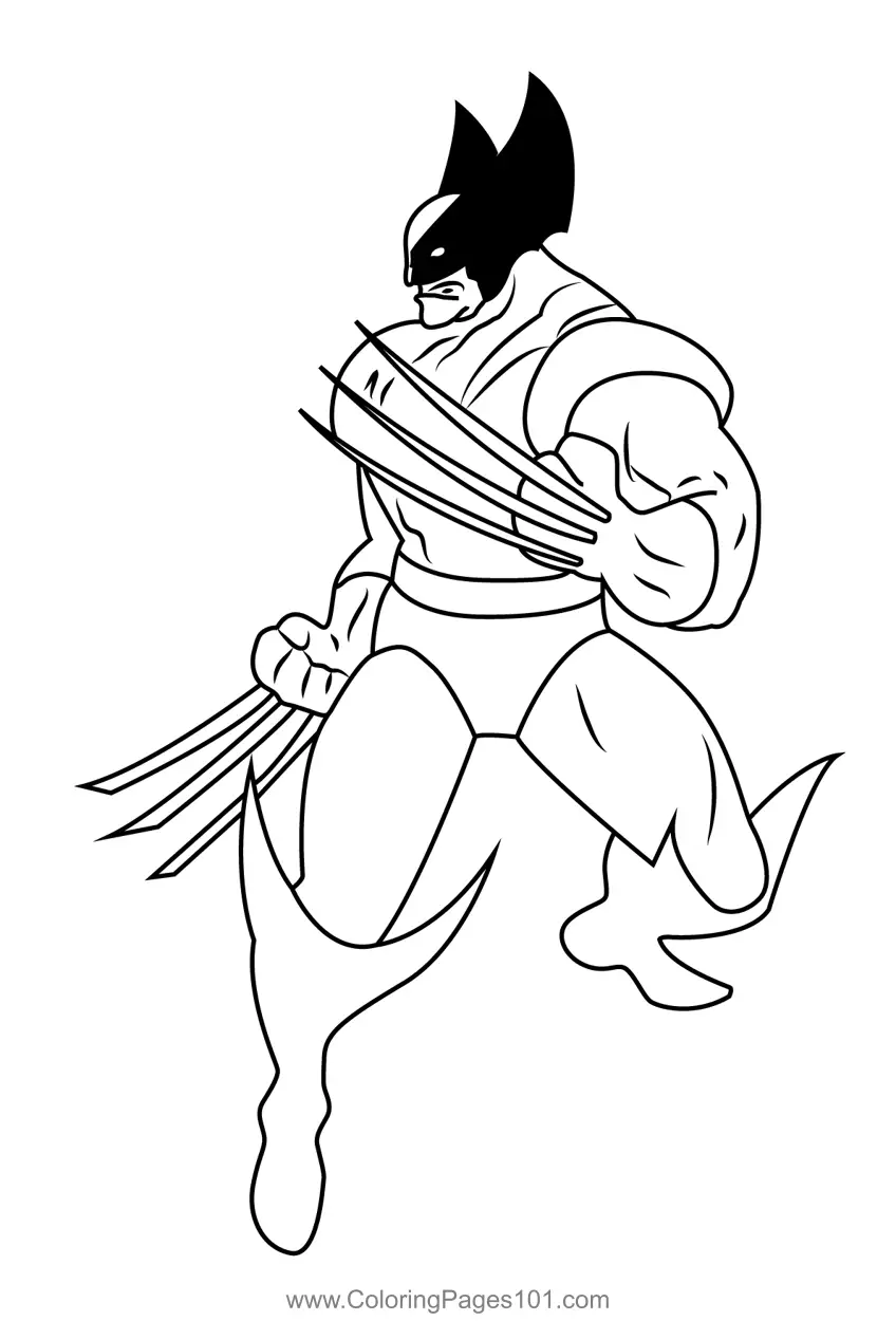 X-Men para Colorear 9