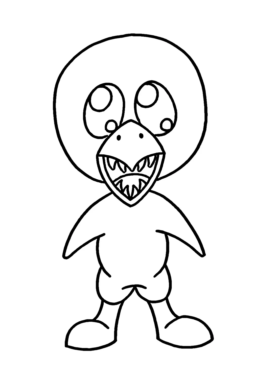 Desenhos de Yellow Rainbow Friends Para Colorir 10