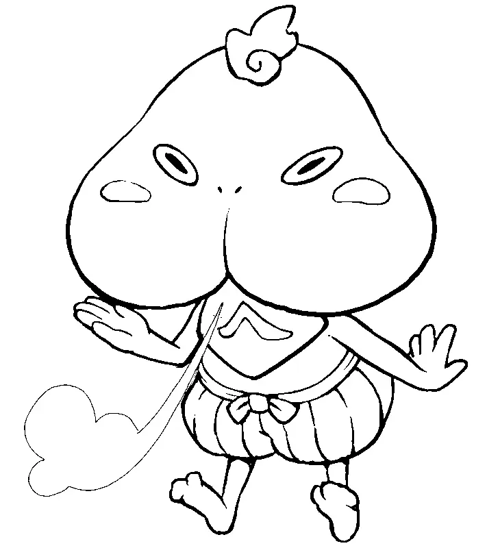 Yo Kai Watch Coloring Pages 22