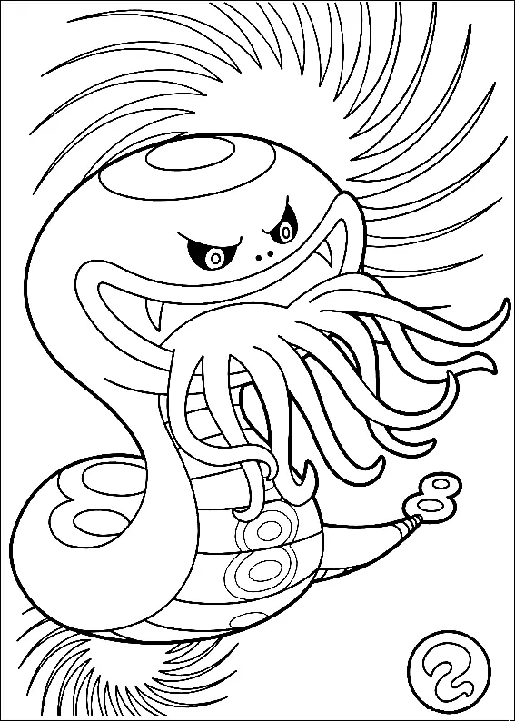 Yo Kai Watch Coloring Pages 29
