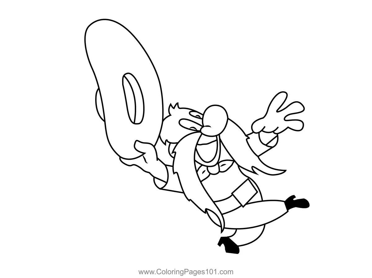 Yosemite Sam para Colorear 1