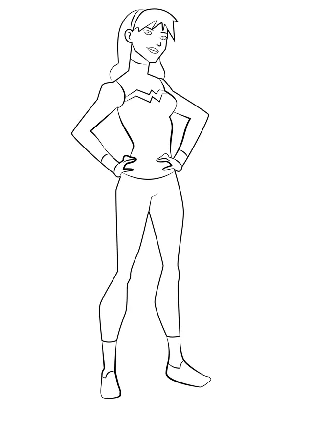 Young Justice Coloring Pages 6