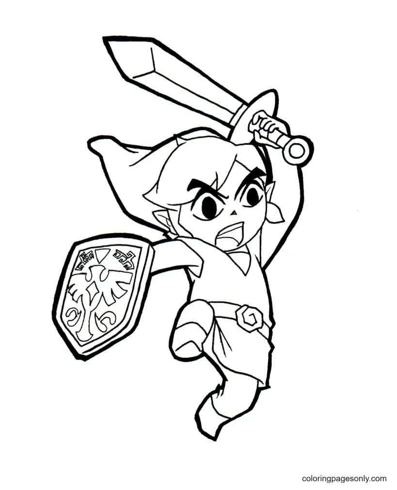 Zelda Coloring Pages 22