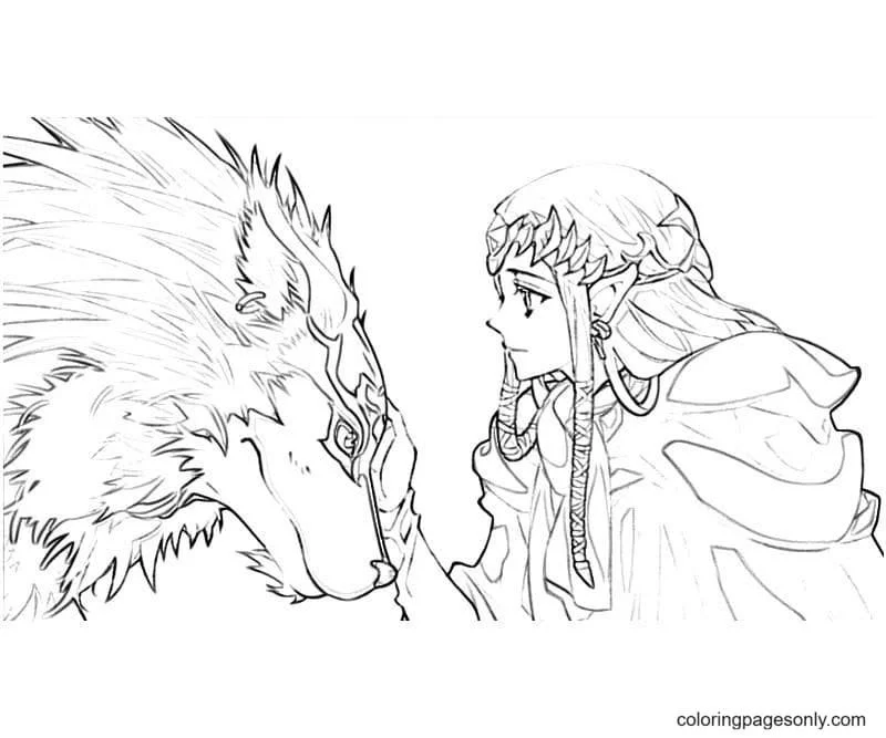 Zelda Coloring Pages 36